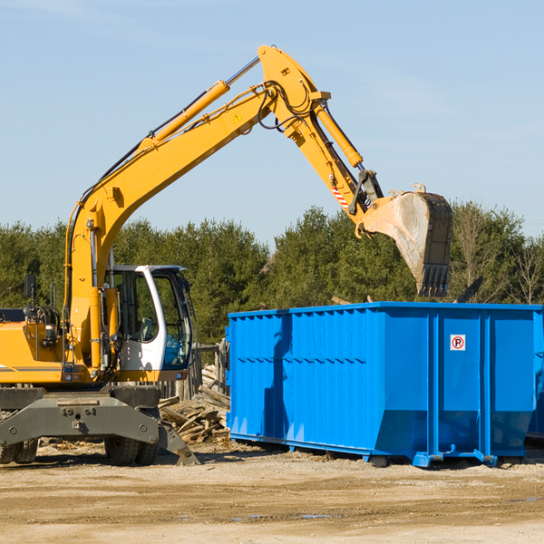 can i choose the location where the residential dumpster will be placed in Forada MN